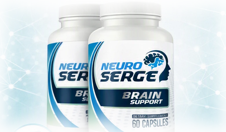 Neuro Serge brain wellness supplement, two-bottle pack